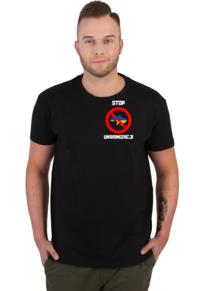 Koszulka męska Soft Style - Stop Ukrainizacji, wersja 4 (różne kolory)