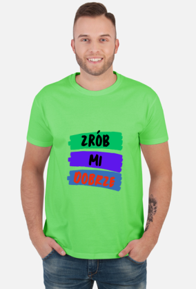 Koszulka męska Soft Style - Zrób Mi Dobrze (różne kolory)
