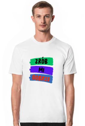 Koszulka męska Soft Style - Zrób Mi Dobrze (różne kolory)