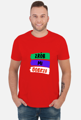 Koszulka męska Soft Style - Zrób Mi Dobrze, wersja 3 (różne kolory)
