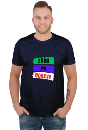 Koszulka męska Soft Style - Zrób Mi Dobrze, wersja 3 (różne kolory)
