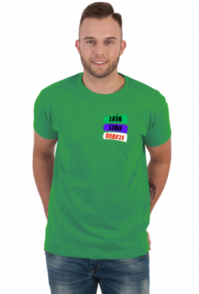 Koszulka męska Soft Style - Zrób Sobie Dobrze, wersja 4 (różne kolory)