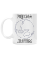 Kubek klasyczny Piękna Jestem, wersja 3 (biały)