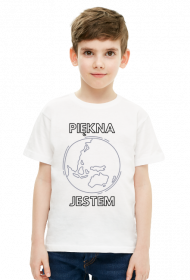 Koszulka dziecięca - Piękna Jestem, wersja 5 (różne kolory)