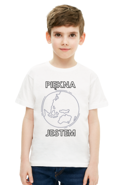 Koszulka dziecięca - Piękna Jestem, wersja 5 (różne kolory)