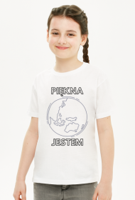 Koszulka dziecięca unisex - Piękna Jestem, wersja 5D (różne kolory)