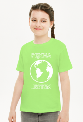 Koszulka dziecięca unisex - Piękna Jestem, wersja 4D (różne kolory)