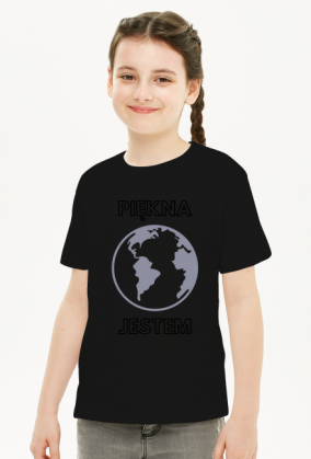 Koszulka dziecięca unisex - Piękna Jestem, wersja 3D (różne kolory)