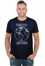 Koszulka męska Soft Style - Piękna Jestem, wersja 2 (różne kolory)