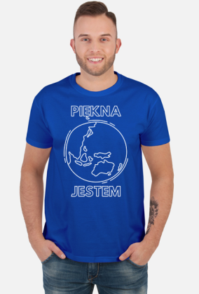 Koszulka męska Soft Style - Piękna Jestem, wersja 6 (różne kolory)