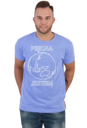 Koszulka męska Soft Style - Piękna Jestem, wersja 6 (różne kolory)
