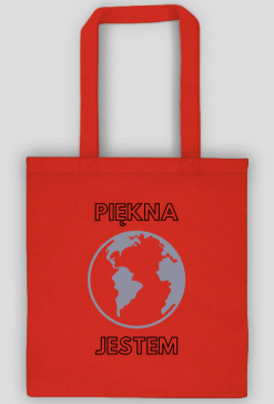 Torba Eko Na Ramię - Piękna Jestem, wersja 2 (różne kolory)