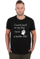 i work hard - DOG (koszulka męska) jg