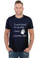 i work hard - DOG (koszulka męska) jg