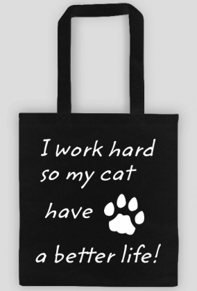 i work hard - CAT (torba) jg