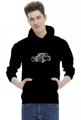 CZARNA bluza/kangur HOTROD