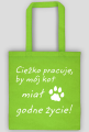 Ciężko pracuję - KOT (torba) jg
