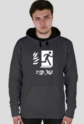 Hoodie kangur piktogramy full