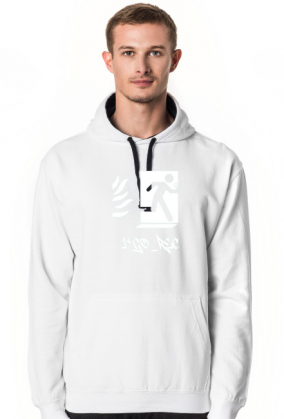 Hoodie kangur piktogramy full