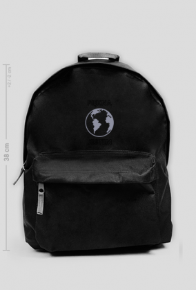 Plecak mini - Piękna Jestem, wersja 3 (czarny, biały)