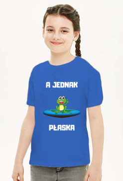 Koszulka dziecięca unisex - A Jednak Płaska, wersja 6D (różne kolory)