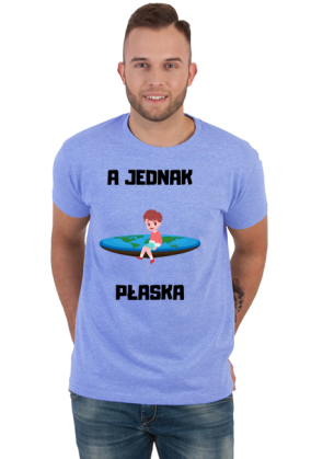 Koszulka męska Soft Style - A Jednak Płaska (różne kolory)
