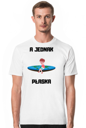 Koszulka męska Soft Style - A Jednak Płaska (różne kolory)