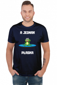Koszulka męska Soft Style - A Jednak Płaska, wersja 6 (różne kolory)