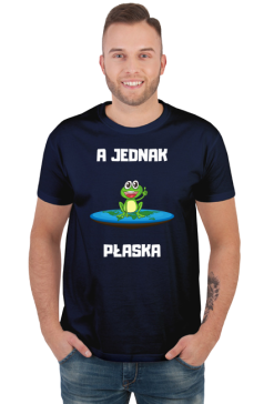 Koszulka męska Soft Style - A Jednak Płaska, wersja 6 (różne kolory)
