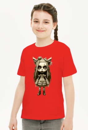 zombie girl dla dziewczynki, koszulka tinta