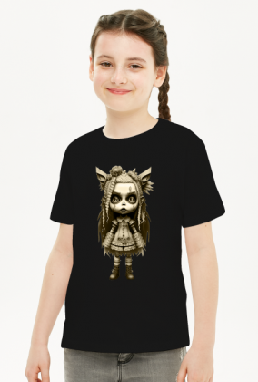 zombie girl dla dziewczynki, koszulka tinta
