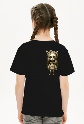 zombie girl dla dziewczynki, koszulka tinta