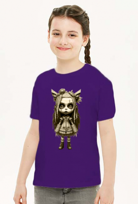 zombie girl dla dziewczynki, koszulka tinta