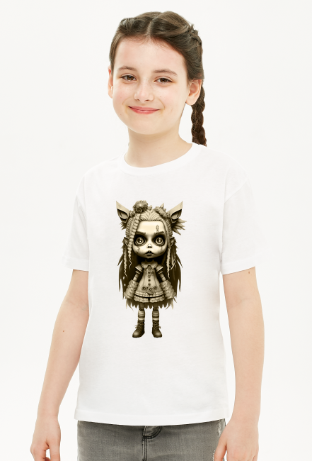zombie girl dla dziewczynki, koszulka tinta2