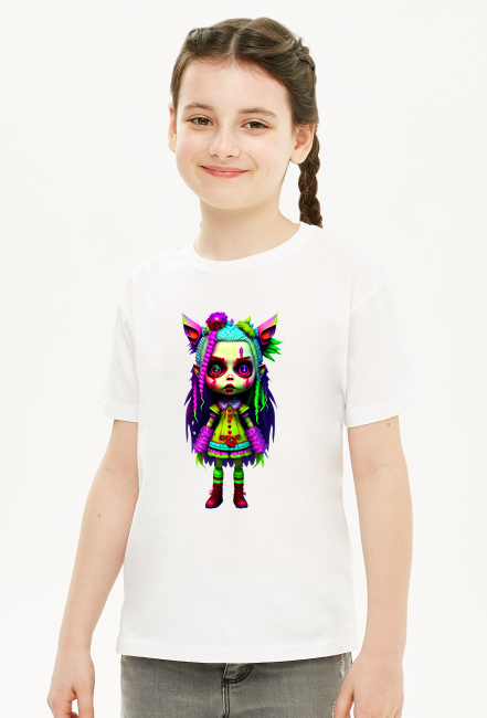 zombie girl dla dziewczynki, koszulka kolor