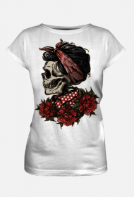 Koszulka damska z czaszką