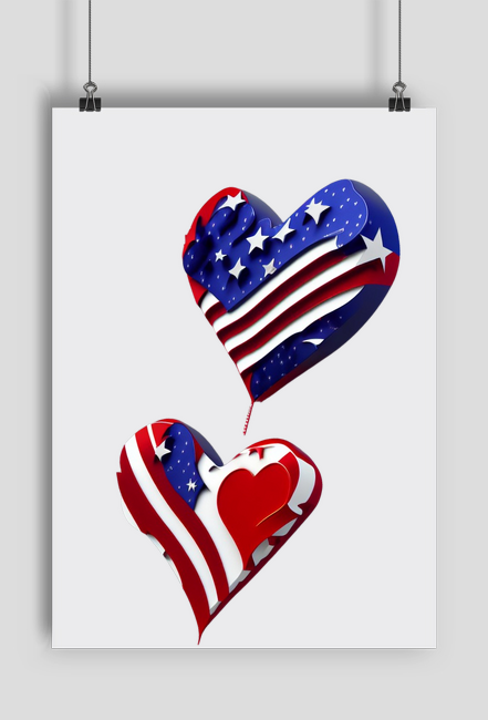 Kocham Amerykę! plakat