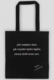 Będę dzielić przez zero - torba