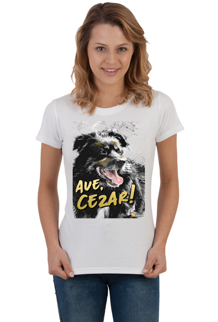 Ave Cezar - koszulka damska biała