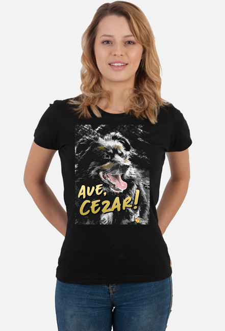 Ave Cezar - koszulka damska czarna
