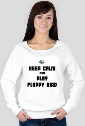 Keep calm and play flappy bird girl