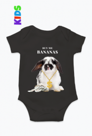 Body niemowlęce "Buy me bananas"