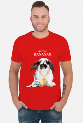 Koszulka męska "Buy me bananas"