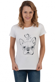 Koszulka damska Buldog francuski