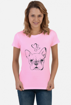 Koszulka damska Buldog francuski