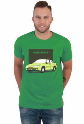 T-shirt Daewoo Espero - zielony