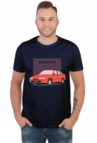 T-shirt Daewoo Espero - granatowy
