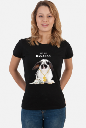 Koszulka damska "Buy me bananas"