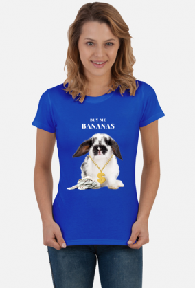 Koszulka damska "Buy me bananas"