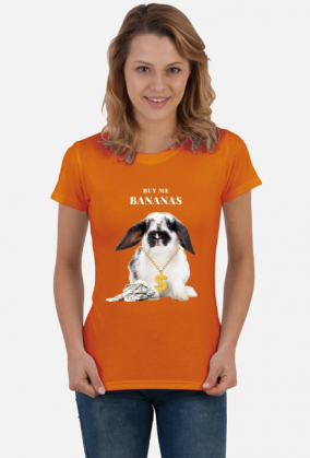 Koszulka damska "Buy me bananas"